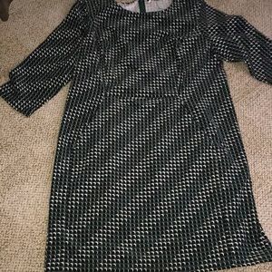 Boden cotton structured shift corduroy dress Euc